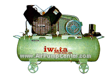 IWATA , AIR COMPRESSOR , เครื่องอัดลมคุณภาพสูง , Heavy Duty , Oil Free , ชนิดใช้น้ำมัน